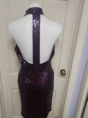 90s Party Plus Size  Holiday Sequin Sparkle Dress